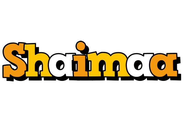 Shaimaa cartoon logo