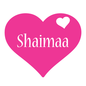 Shaimaa love-heart logo