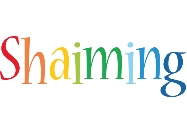 Shaiming birthday logo