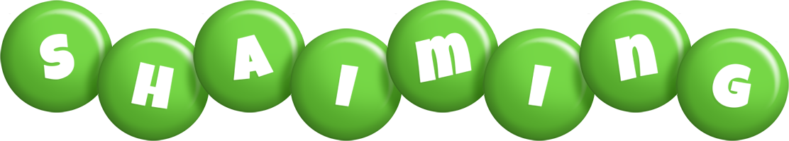 Shaiming candy-green logo