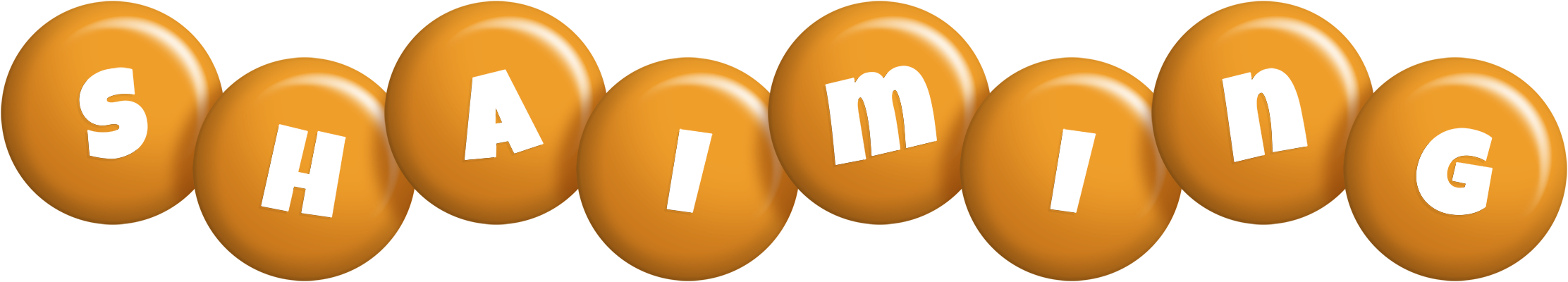 Shaiming candy-orange logo