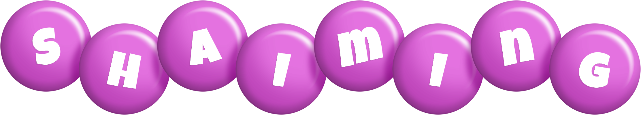 Shaiming candy-purple logo
