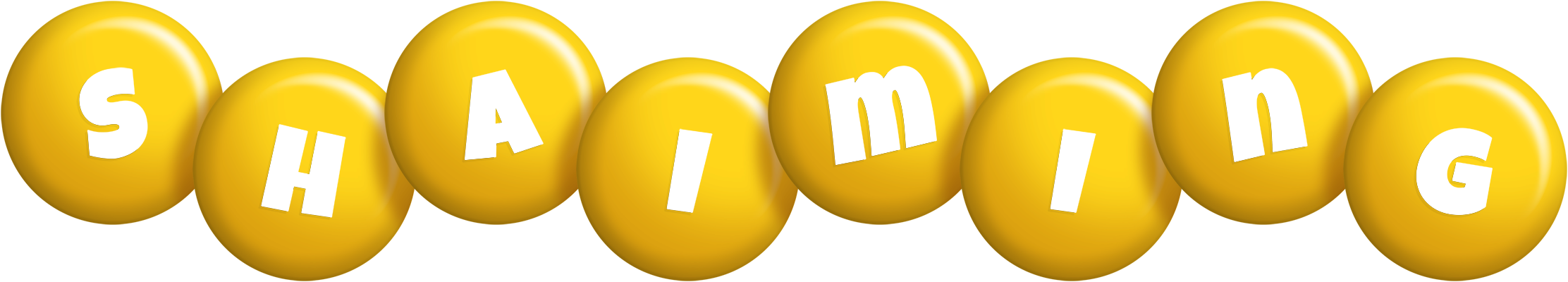 Shaiming candy-yellow logo