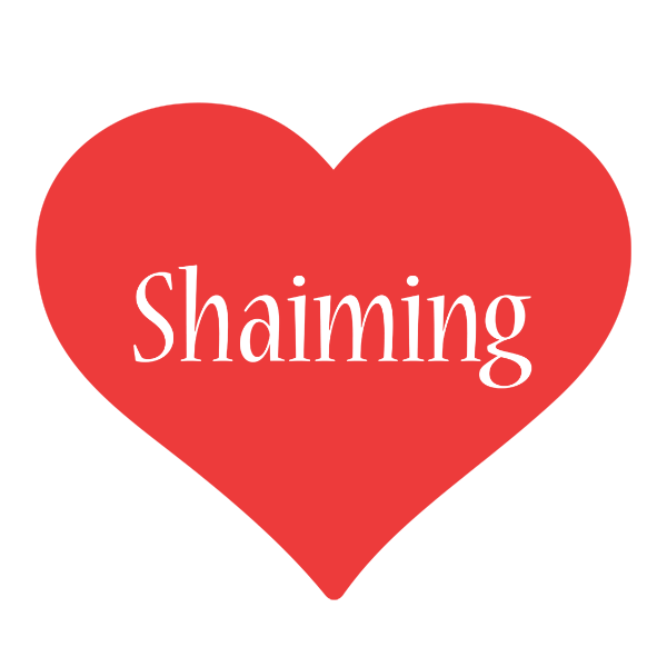 Shaiming love logo