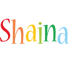 Shaina birthday logo