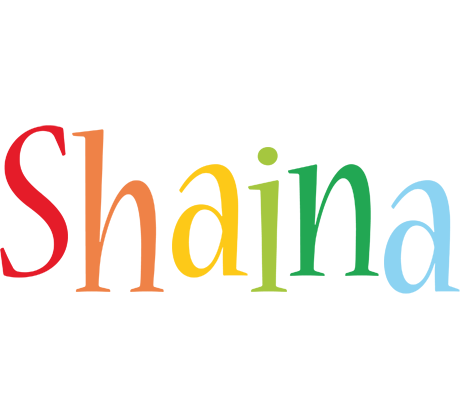 Shaina birthday logo