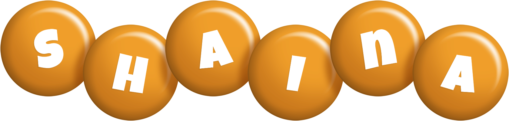 Shaina candy-orange logo