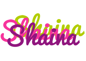 Shaina flowers logo