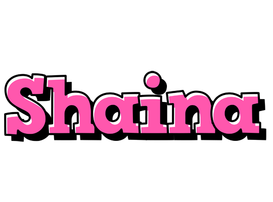 Shaina girlish logo