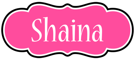 Shaina invitation logo