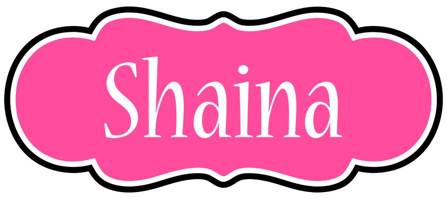 Shaina invitation logo