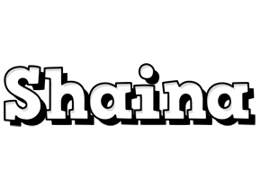 Shaina snowing logo