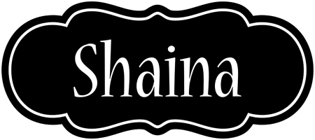 Shaina welcome logo