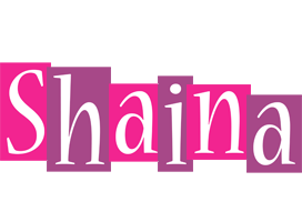 Shaina whine logo