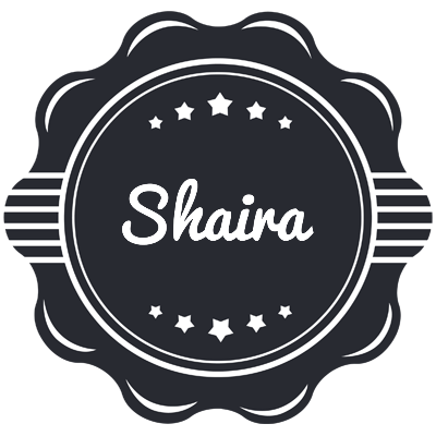 Shaira badge logo