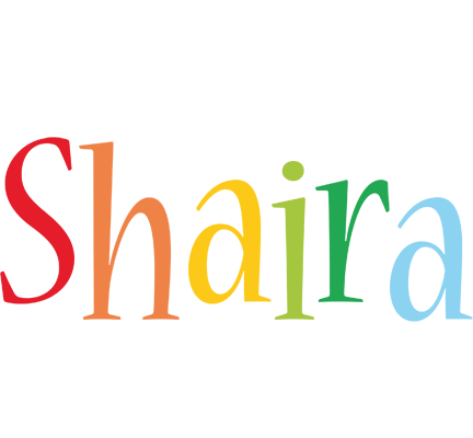 Shaira birthday logo