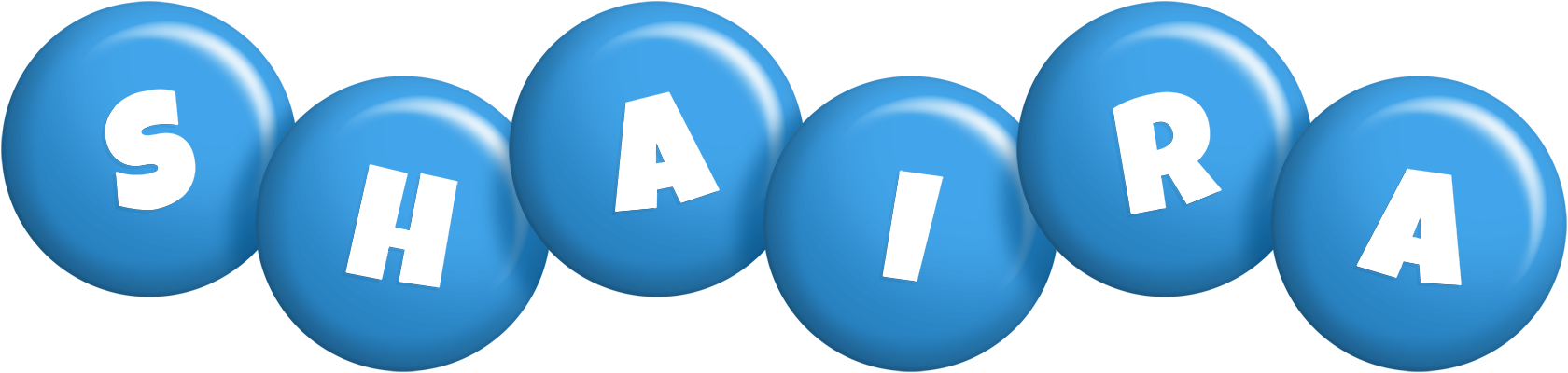 Shaira candy-blue logo