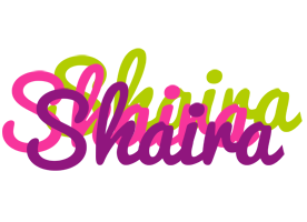 Shaira flowers logo