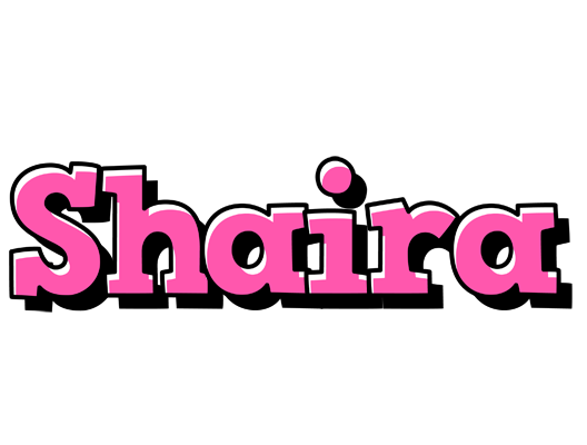 Shaira girlish logo