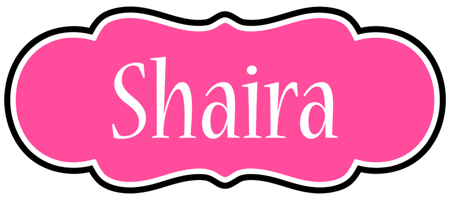 Shaira invitation logo