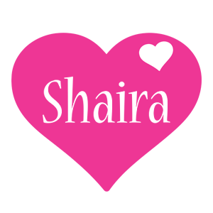 Shaira love-heart logo