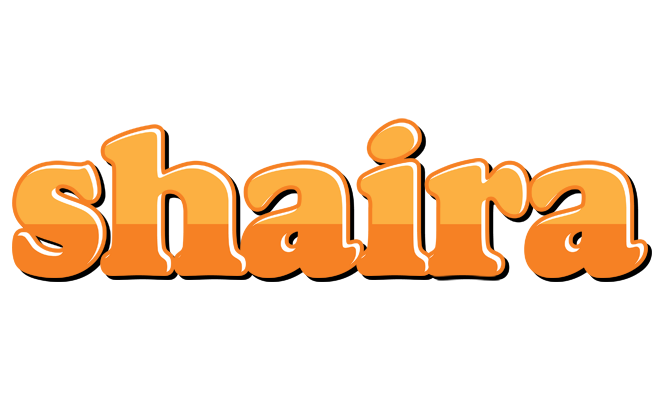 Shaira orange logo