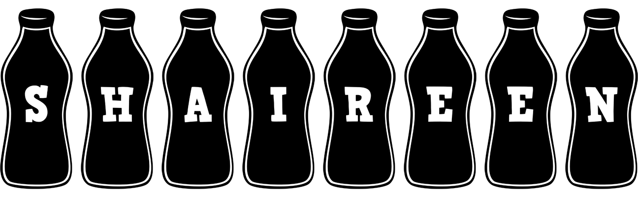 Shaireen bottle logo