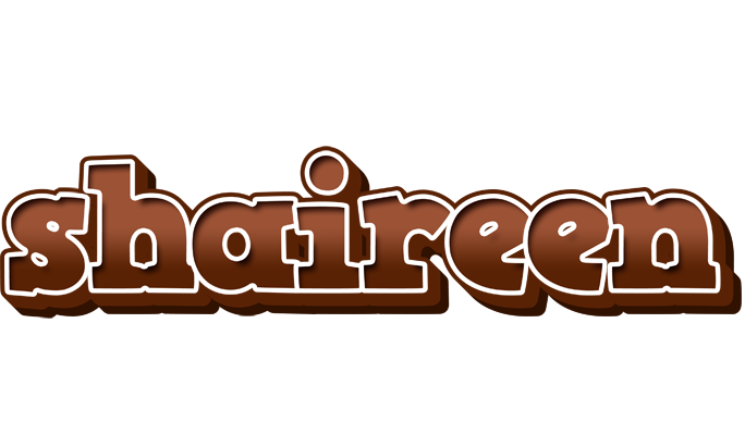 Shaireen brownie logo