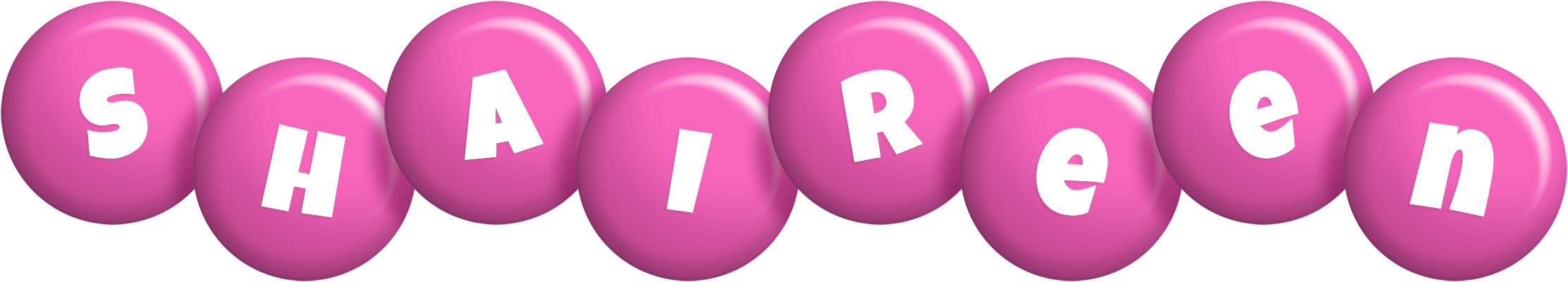 Shaireen candy-pink logo