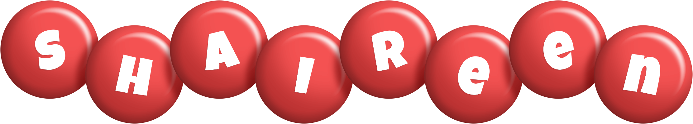 Shaireen candy-red logo