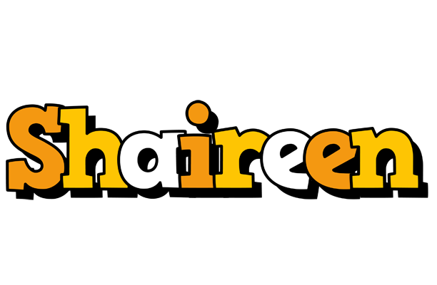 Shaireen cartoon logo