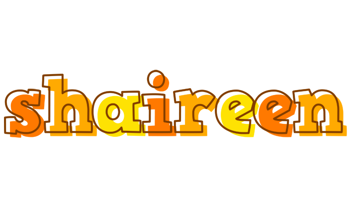 Shaireen desert logo