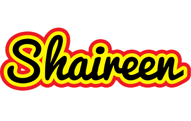 Shaireen flaming logo