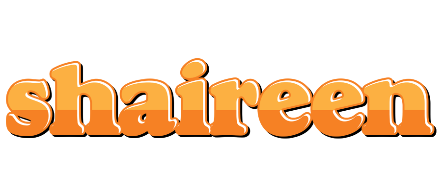 Shaireen orange logo