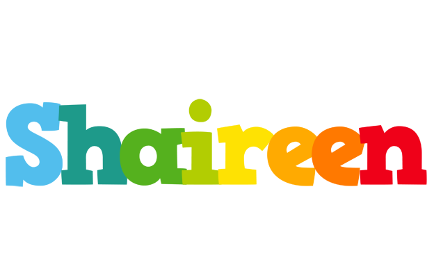 Shaireen rainbows logo