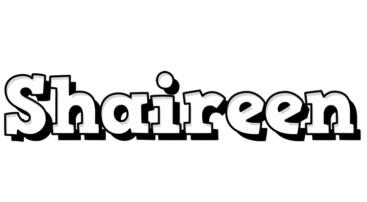 Shaireen snowing logo