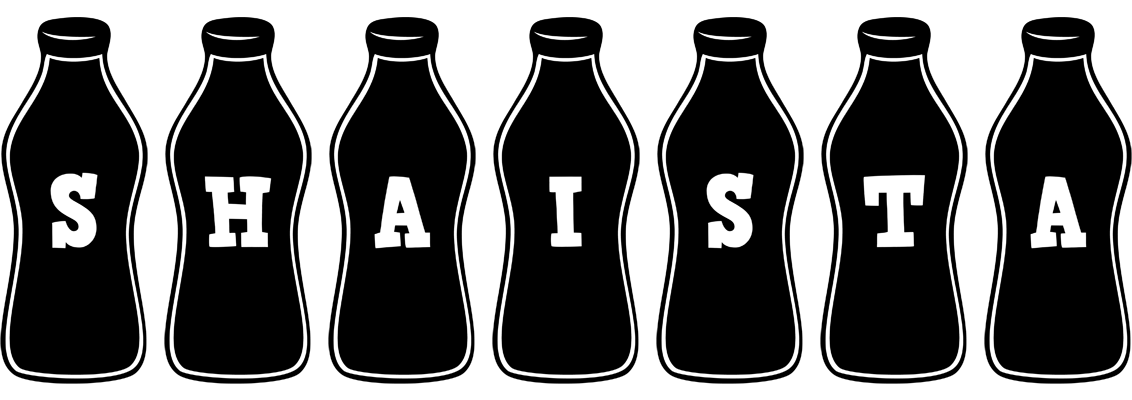 Shaista bottle logo