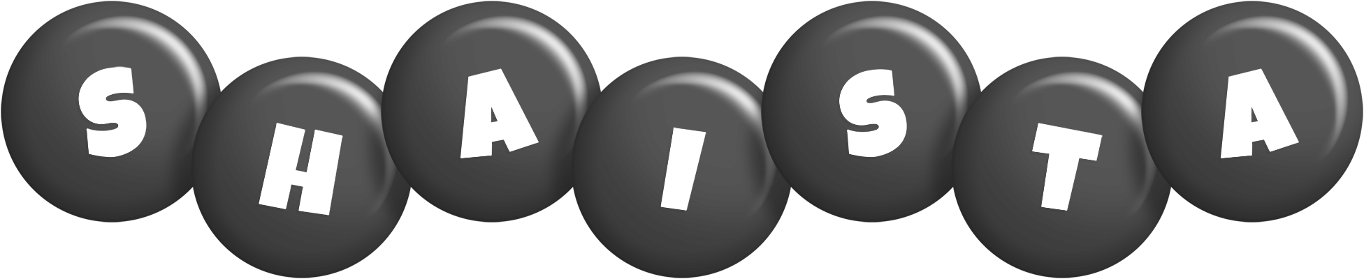 Shaista candy-black logo