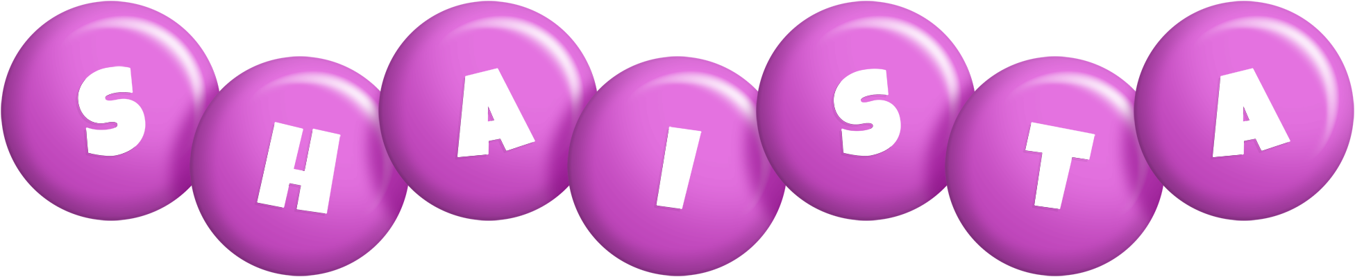 Shaista candy-purple logo