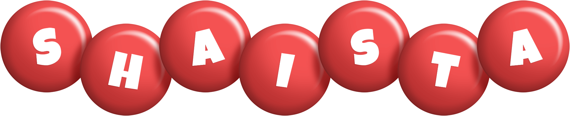 Shaista candy-red logo