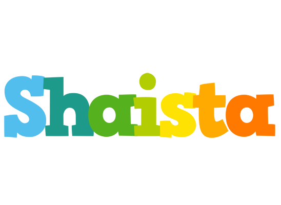 Shaista rainbows logo