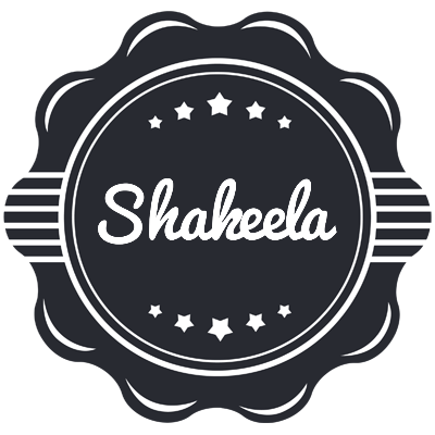 Shakeela badge logo