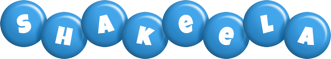 Shakeela candy-blue logo