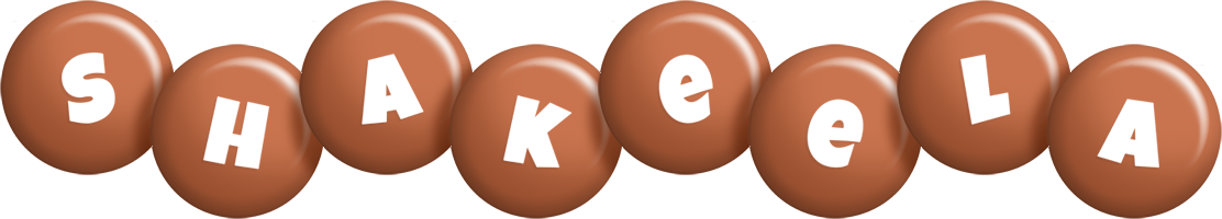 Shakeela candy-brown logo