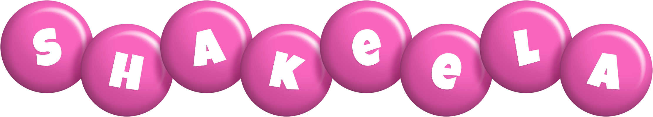 Shakeela candy-pink logo