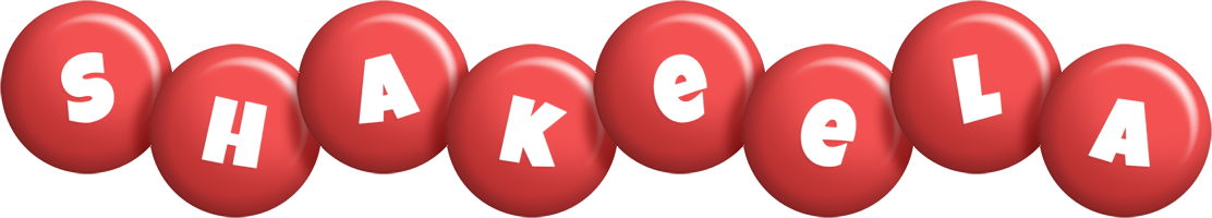 Shakeela candy-red logo