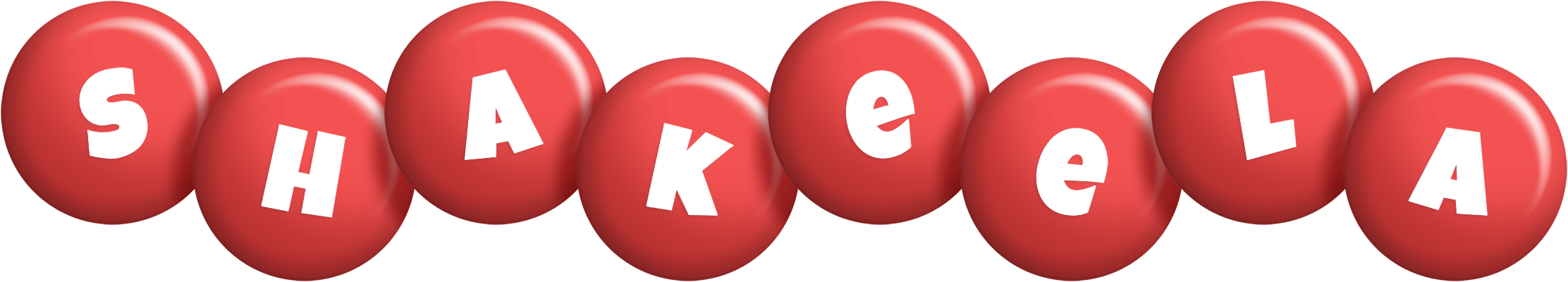 Shakeela candy-red logo
