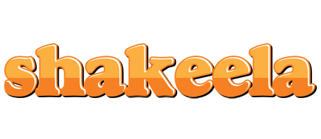 Shakeela orange logo