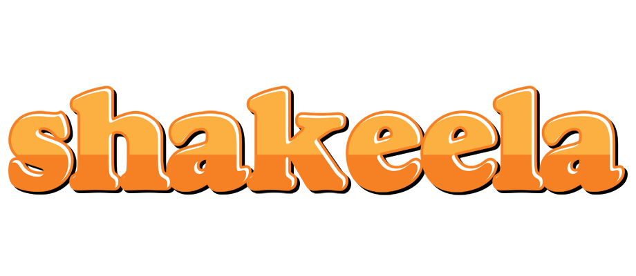 Shakeela orange logo