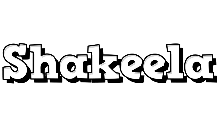 Shakeela snowing logo